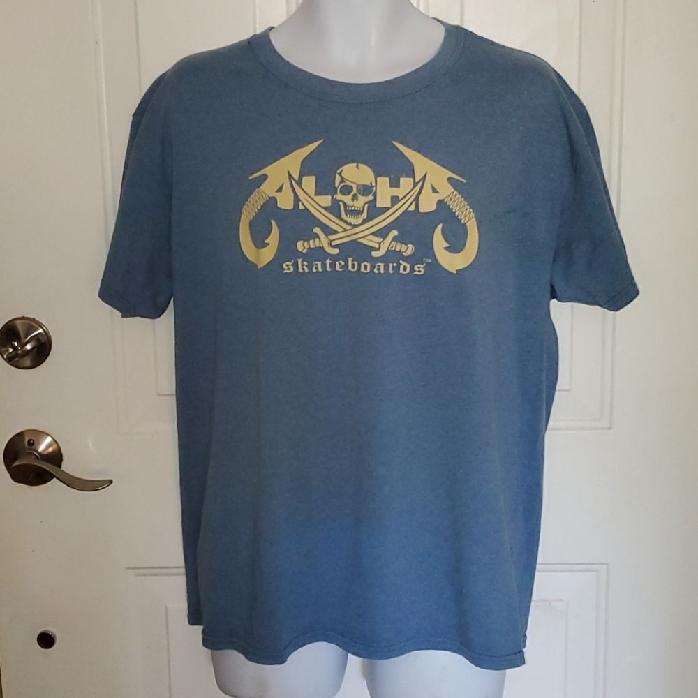 Aloha Skateboards Maui T Shirt L